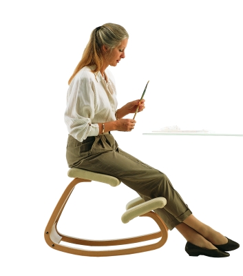 Variable chair with woman