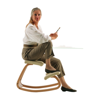 Variable chair with woman