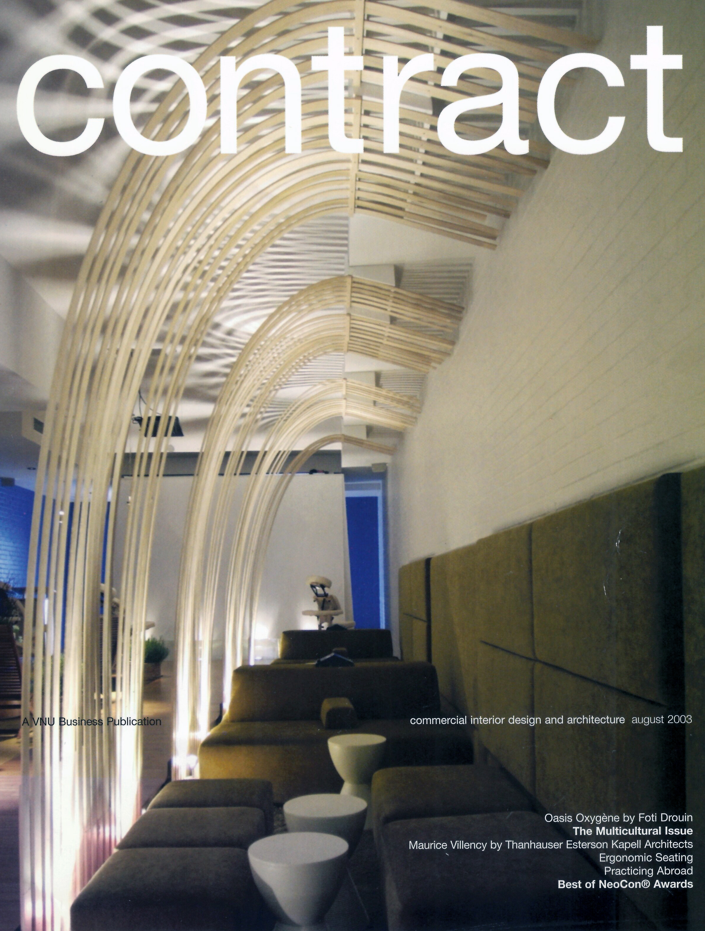 Contract Contract magazine august 2003 cover