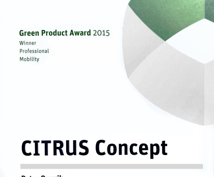 Green Product Award 2015 diplom